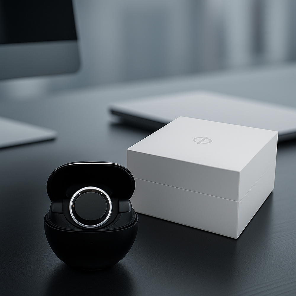 スマートリング「Fy Ring 2 / SE」ブラック　9号 Fy Ring 2：あなたの鼓動を、誰よりも近くで ― ハートリズムを記録する